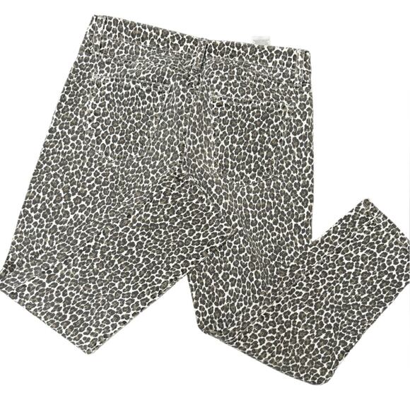 Current Elliot Stiletto Jeans Leopard Women Size 26 Statement Mobwife Maximalist - Picture 4 of 6